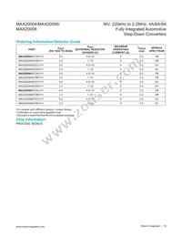 MAX20008AFOC/VY+ Datasheet Page 19