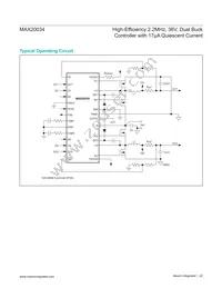 MAX20034ATIS/VY+ Datasheet Page 22