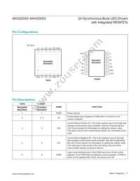 MAX20050ATC/V+ Datasheet Page 7