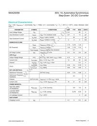 MAX20058ATCA/VY+ Datasheet Page 3