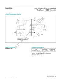 MAX20058ATCA/VY+ Datasheet Page 16