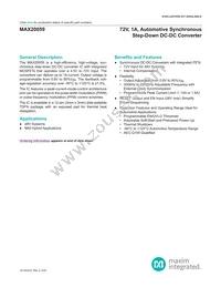 MAX20059ATCA/VY+ Datasheet Cover