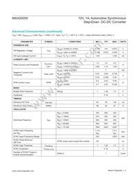 MAX20059ATCA/VY+ Datasheet Page 4