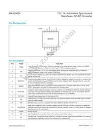 MAX20059ATCA/VY+ Datasheet Page 9