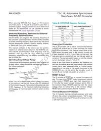 MAX20059ATCA/VY+ Datasheet Page 12