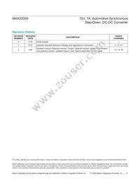 MAX20059ATCA/VY+ Datasheet Page 17