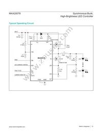 MAX20078ATE+W Datasheet Page 15