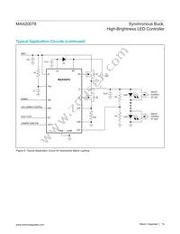 MAX20078ATE+W Datasheet Page 19