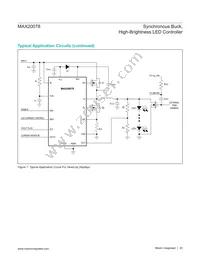 MAX20078ATE+W Datasheet Page 20