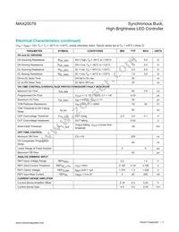 MAX20078AUE/V+T Datasheet Page 3