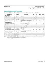 MAX20078AUE/V+T Datasheet Page 4