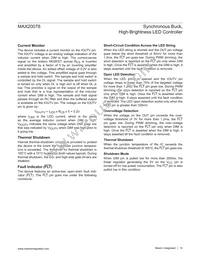 MAX20078AUE/V+T Datasheet Page 14