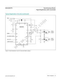 MAX20078AUE/V+T Datasheet Page 19