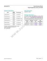 MAX20078AUE/V+T Datasheet Page 21