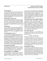 MAX20090AUP/V+ Datasheet Page 13