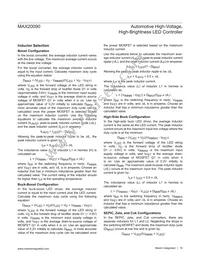 MAX20090AUP/V+ Datasheet Page 16