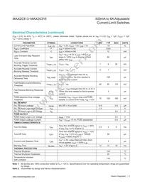 MAX20315EWC+ Datasheet Page 3