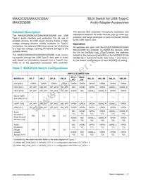 MAX20328EWA+T Datasheet Page 17