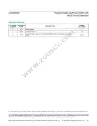 MAX20330EWA+T Datasheet Page 23