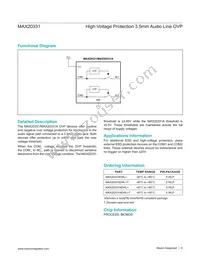 MAX20331EWL+T Datasheet Page 8