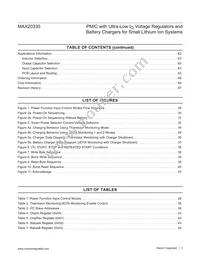 MAX20335BEWX+T Datasheet Page 3