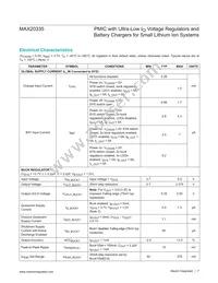 MAX20335BEWX+T Datasheet Page 7