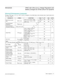 MAX20335BEWX+T Datasheet Page 13