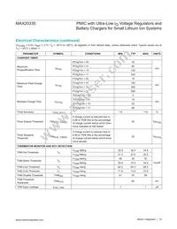 MAX20335BEWX+T Datasheet Page 19