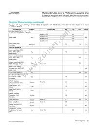 MAX20335BEWX+T Datasheet Page 20