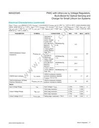 MAX20345AEWN+T Datasheet Page 17