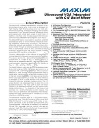 MAX2038CCQ+D Datasheet Cover