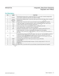 MAX20734EPL+ Datasheet Page 12