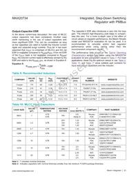 MAX20734EPL+ Datasheet Page 23