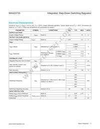 MAX20735EPL+T Datasheet Page 3