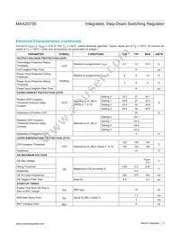 MAX20735EPL+T Datasheet Page 4