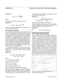 MAX20735EPL+T Datasheet Page 22