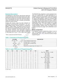 MAX2078CTK+T Datasheet Page 18