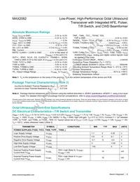 MAX2082CXD+ Datasheet Page 8