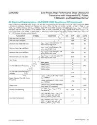 MAX2082CXD+ Datasheet Page 19