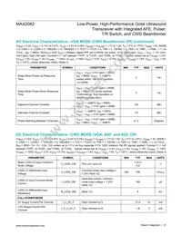 MAX2082CXD+ Datasheet Page 21