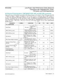 MAX2082CXD+ Datasheet Page 23