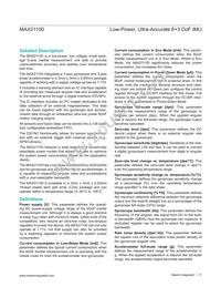 MAX21100+T Datasheet Page 11