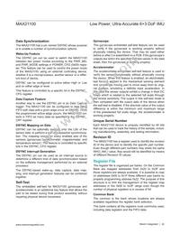 MAX21100+T Datasheet Page 22