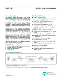 MAX24101ELU+ Datasheet Cover