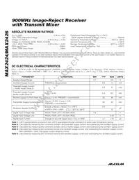 MAX2424EAI+T Datasheet Page 2