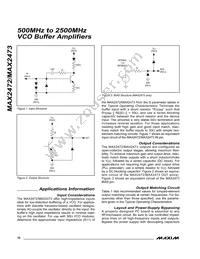 MAX2473EUT+TG126 Datasheet Page 10