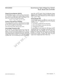 MAX25600ATI/VY+ Datasheet Page 17