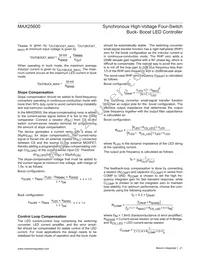 MAX25600ATI/VY+ Datasheet Page 21