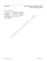 MAX25600ATI/VY+ Datasheet Page 23