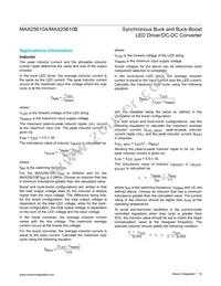 MAX25610BAUE/V+ Datasheet Page 16